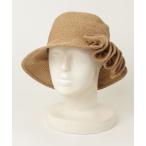 「LANVIN collection」 ストローハット M ベージュ レディース