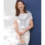 「23区」 半袖Tシャツ 46 ホワイト レディース