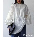 [antiqua] [pattern torso] длинный рукав туника FREE оттенок белого прочее женский 