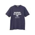 「HYSTERIC GLAMOUR」 半袖Tシャツ LARGE ネイビー レディース