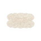 ラグ ラグマット ファーモ ラグ L 1600×900 ホワイト 床暖房対応 ホットカーペット対応 こたつ対応