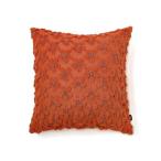 クッション クッションカバー ファー  クッションカバー 45×45 オレンジ（L-050）