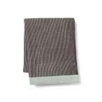 ベッド 寝具 リバーシブルニット スロー（ひざ掛け） 1700×1300 ミント