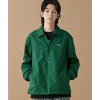 ブルゾン アウター 撥水 リバーシブルコーチジャケット 無地×総柄 メンズ レディース