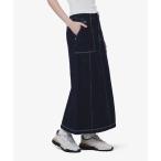 デニムスカート ベイカーデニムスカート