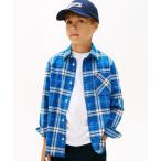 ショッピングトミーヒルフィガー ブラウス シャツ BOYS トミーグラフィックチェックシャツ キッズ 子供服