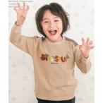 tシャツ 恐竜サガラ刺しゅうワッフルTシャツ(80~130cm) キッズ 子供服 男の子