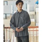 ショッピングシャツ シャツ フェードコーデュロイシャツ メンズ