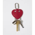 キーホルダー 「OSOI」ハートフラット キーリング