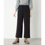 パンツ 「すご楽」ストレッチワイドパンツ「定番カラー・ウエストゴム・通年素材」 レディース
