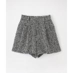 ショッピングショートパンツ パンツ ツイードタックショートパンツ レディース