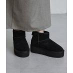 ショッピングemu ブーツ EMU マイクロウール厚底ブーツ レディース