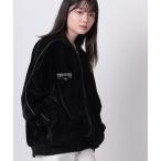 スカジャン 「70」「THRASHER/スラッシャー」ワンポイント刺繍 サイドライン ベロアスカジャン メンズ レディース