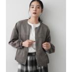 ブルゾン アウター 「セットアップ可・洗える」マシュマロスウェードジップブルゾン レディース