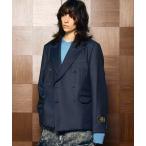 ショッピングcolors ジャケット テーラードジャケット 「UNISEX」4 Colors Chambray Washable Wool Peaked Lapel Doubl
