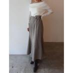 ショッピングスカート スカート ネップツイードラペルマーメイドスカート