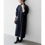 ショッピングワンピース ワンピース SHIPS any:「洗濯機可能」裏起毛 リブ ハイネック ワンピース