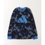 tシャツ アディダス adidas マストハブ カモ柄 レギュラーフィット ダブルニット長袖Tシャツ キッズ 子供服