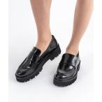 ショッピングエナメル ローファー 「PASCUCCI」ローファー　レザー　エナメル レディース