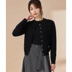 ショッピング新作 カーディガン 2025秋冬新作 ベーシックビジュー釦ポケットカーディガン レディース