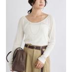 tシャツ 「リバイバル/新色追加」バレリーナネックカットソー レディース