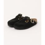 ショッピングビルケンシュトック サンダル ビルケンシュトック 1030491 BOSTON Rivet LEVE Black 「Narrow」/ボストン リベット スエードブラック