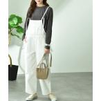 サロペット オーバーオール 「CYNICAL」ミドルオンスデニムキャミサロペット レディース