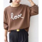 tシャツ 「WEB限定」「手洗い可能」ファンシー コード 刺繍 ダンボール カットソー レディース