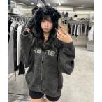 パーカー 「DIG YOUR OWN GRAVE」Желание FUR HOODIE / 「ディグユアオウングレイブ」ファーフードフードジェラーニエ