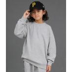 ショッピング子供服 トレーナー  スウェット 裏毛 トレーナー シンプル 袖リブ 長袖「PAIRMANON STREET」 キッズ 子供服 男の子 女の子