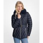 ショッピングマイケル コート アウター パッカブルジャケット ウィズ フォーファー トリム レディース