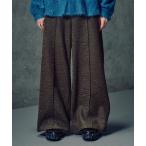 ショッピングパンツ パンツ Boucle knit pants/ブークレニットパンツ メンズ