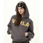 ショッピングFleece パーカー Fleece-lined logo hoodie/裏起毛ロゴトレーナー レディース