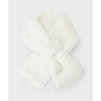 ストール マフラー フェイクファー差し込みティペット レディース