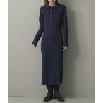 ショッピングワンピース ワンピース エリツキリブニットワンピース