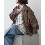 ショッピングforever ブルゾン アウター 衿合皮ステンカラーブルゾン レディース