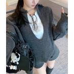  выставить [ выставить ] свободно Skipper вязаный tops × вязаный шорты 2 пункт SET женский 