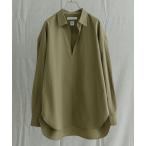 ショッピングトーマス 「THOMAS MASON」 長袖シャツ MEDIUM カーキ メンズ