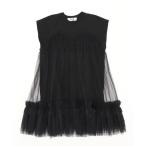 「MSGM」 半袖ワンピース S ブラッ