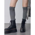 ショッピングニーハイ 靴下 サイハイリブソックス レディース