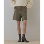 パンツ ツイーディーハーフパンツ レディース