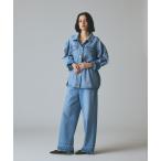 ジーンズ デニム デニムパンツ コンビデニムイージーパンツ レディース