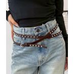  ремень WEGO/ заклепки дизайн двойной ремень женский 