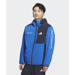 マウンテンパーカー ウインドブレーカー  アディダスアダプテーション レギュラーフィット ストレッチ ウーブン フード付き フルジップ トラックトップ