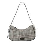 ハンドバッグ チェックツイードミニホーボーバッグ