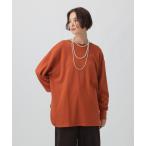 tシャツ 2WAYヘンリーネックチュニック　580595 レディース