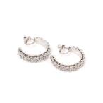  серьги tsub линия обруч серьги / 589537 женский 