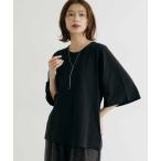 tシャツ 「接触冷感」ワイドスリーブTシャツ レディース