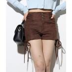 ショッピングショートパンツ パンツ .works　スェードショートパンツ レディース
