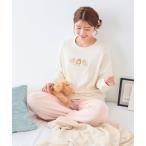 パジャマ ルームウェア 「温度調整」アニマルワッペンパジャマ レディース